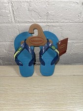 Havaianas NEW Alpargatas Blue Thong Sandals  ...