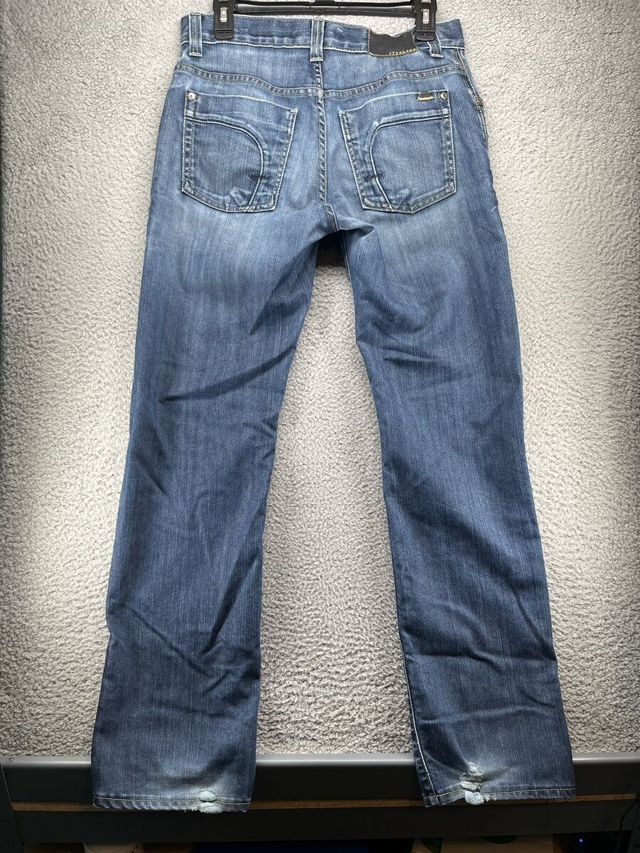 FIDELITY Jeans Mens 31 Petrol 50-11 Denim in the USA | eBay