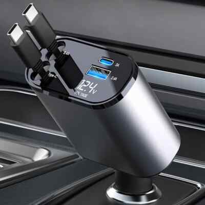 100W Super fast car charger adapter