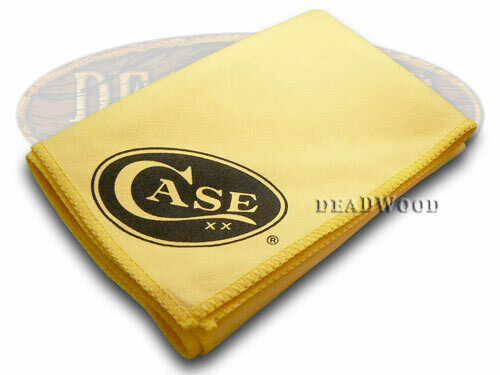 Case xx Yellow Absorbent Jewler's Cloth for Polishing Pocket Knife Blades 4598