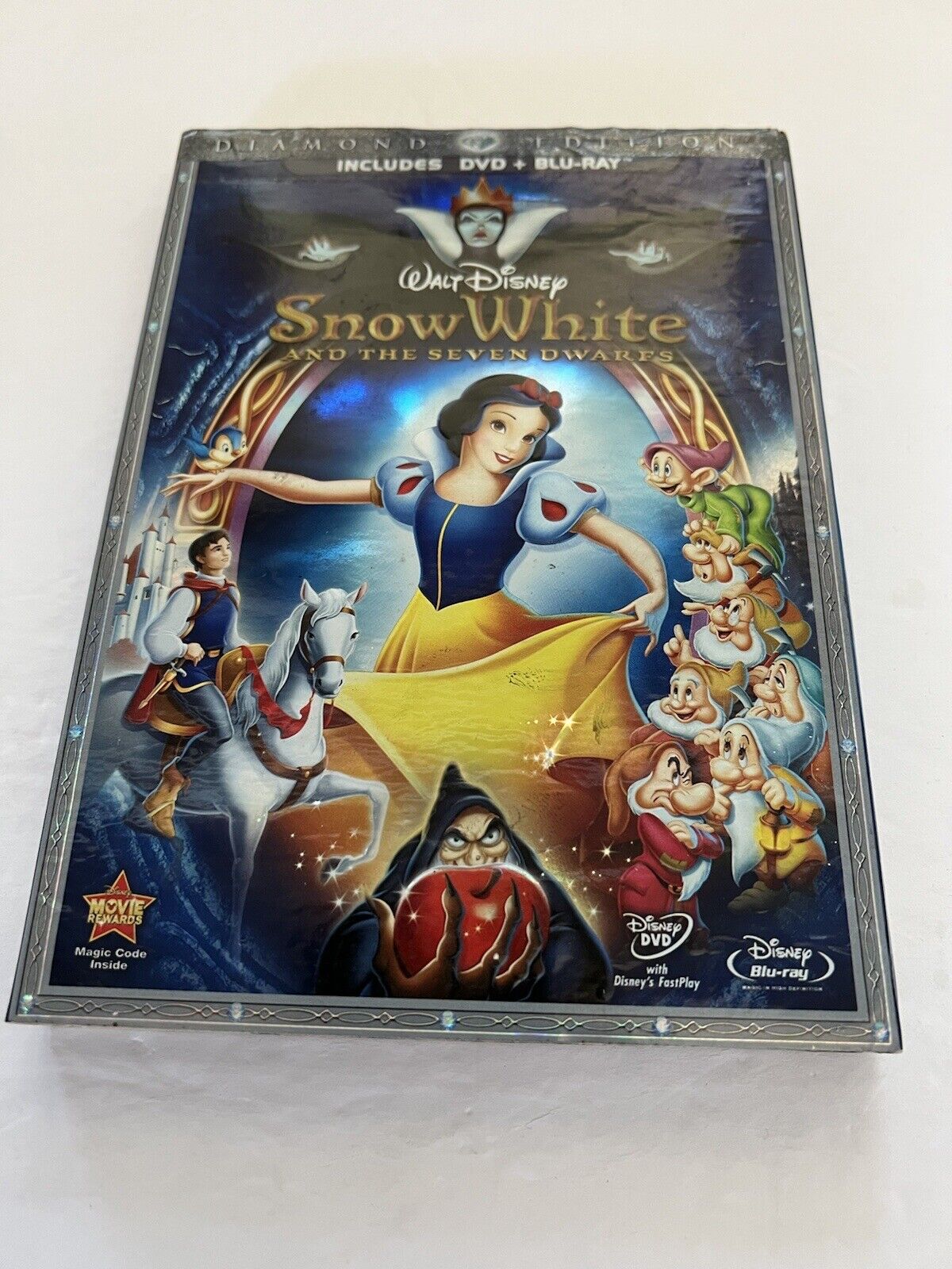 Disney Snow White and the Seven Dwarfs(DVD,2009,3-Disc Set) TESTED