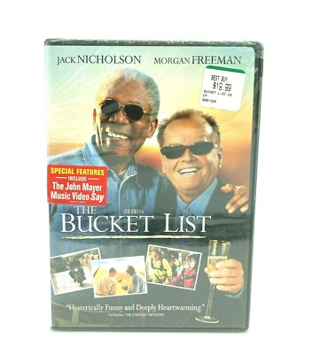 The Bucket List (DVD, 2008) Jack Nicholson & Morgan Freeman - Brand New Sealed