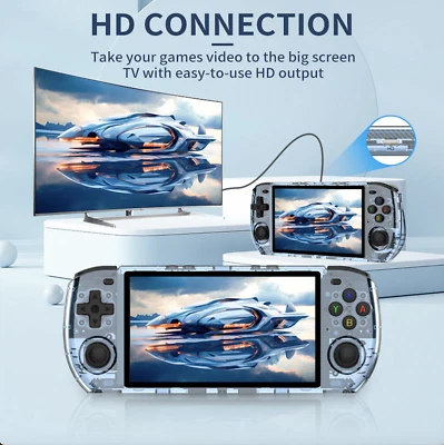New 2024 Powkiddy RGB10MAX3 Retro Handheld Game Console 64GB