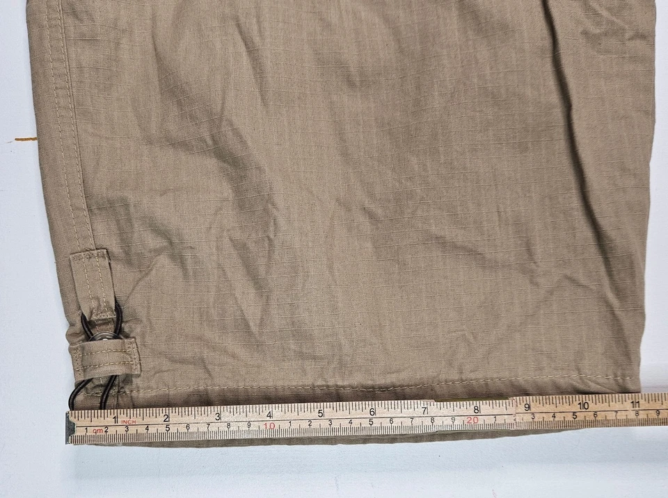 Vintage GAT Jean Company Pants Khaki Cargo Y2K Wide Leg Baggy 40 x20.5" Gorpcore - Image 4 of 4