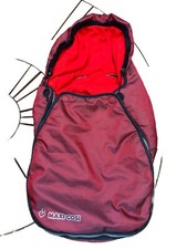 Original Maxi Cosi Winter Fusssack Kinderwagen Schlafsack rot / schwarz