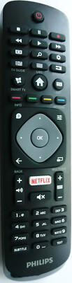 Original Philips Fernbedienung passend  für LCD LED TV'S mit Netflix Taste