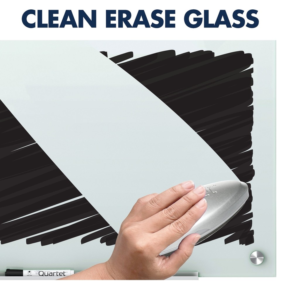 Quartet Infinity Glass DryErase Board 72 x 48 6 x 4 White