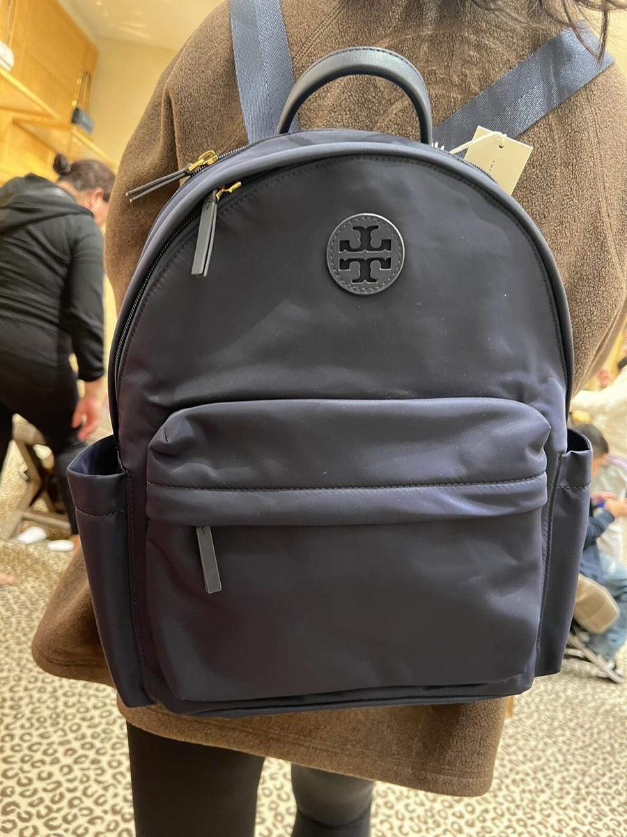 Latest Tory Burch Ella Black Nylon Backpack 88368 Free shipping | eBay