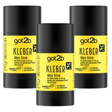 3X 50G Schwarzkopf Got2B Glue Wax Stick For Sleek Looks On The Go Smooth Finish