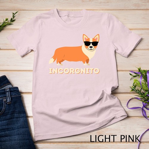Incorgnito - Divertida Galesa Corgi Dueño Perro Amante Camiseta Unisex - Imagen 7 de 15