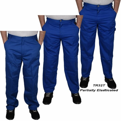Mens Cargo Combat Work Trousers Multi Pockets Heavy Duty Safety Pants