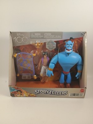 Disney 100 Storytellers Aladdin & Genie Action Figures Cave of Wonders New