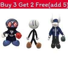 Soft Friday Night Funkin Plush Toy Fnf Skid Pump Stuffed Dolls For Kids**