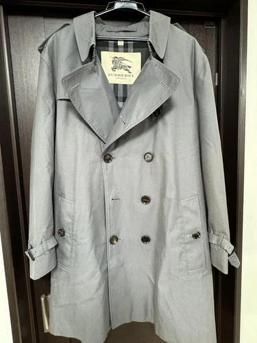 Burberry Trench Cappotto Grigio Uomo #EC AGA