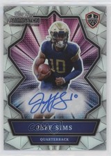 2021 Wild Card Alumination NIL Collegiate Edition Silver Jeff Sims Auto 04zk