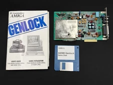 A2300 Genlock Card for Commodore Amiga 2000 w/ Manuals & more!