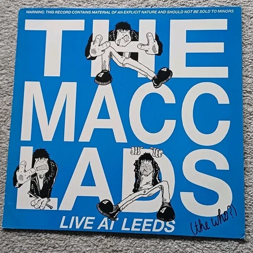 THE MACC LADS LIVE AT LEEDS (the who?) 1988 UK 1st PRESS PUNK Oi VINYL
