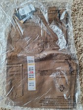 New With Tags Carhartt FR Cat 2 Fire Resistant 38x30 Brown Duck Men's Work Pants