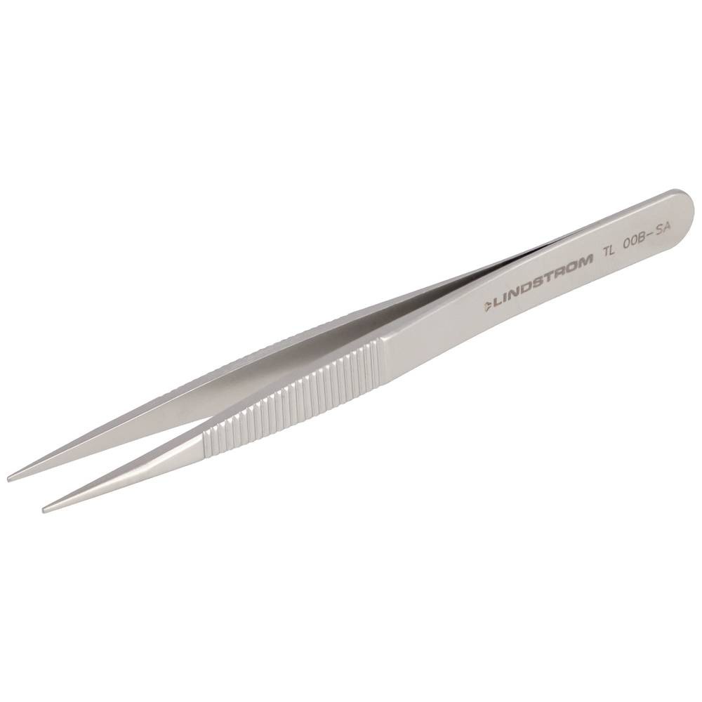 Pince brucelle Lindström TL 00B-SA pointue de 120 mm en acier antimagnétique