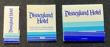 Lot Of 3 Disneyland Hotel  Match Books/ Very Good Condition/ Unstruck
