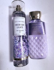Bath Body Works Fresh Cut Lilac Body Lotion Fragrance Mist Gift Set