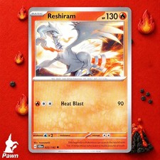 Reshiram 22/142 Stellar Crown Uncommon Pokemon TCG Card Game Ungraded Near Mint