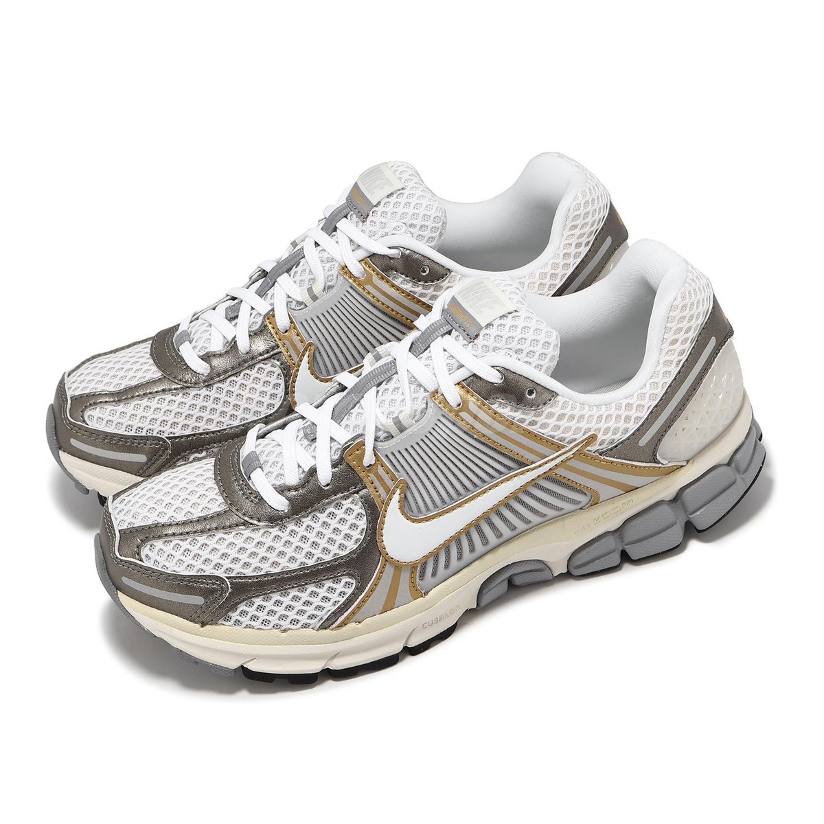 Nike Zoom Vomero 5 Metallic Pewter Gold Men Lifestyle Casual Shoes