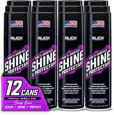 Slick Products 12 Pack Multi-surface Shine Protectant High Gloss Clear Spray