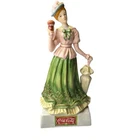Vtg 2000 Coca-Cola Victorian Lady Porcelain Figurine Vintage Collectible Coke