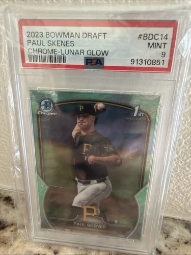 2023 Bowman Draft - Chrome Paul Skenes #BDC-14 Lunar Glow Refractor (RC)