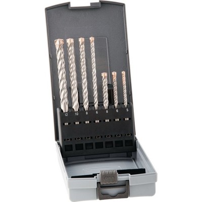 Hammerbohrersatz FORCE X 7-tlg.X SDS-plus Ku.-Box ALPEN Bohrer