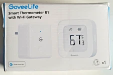 GoveeLife Smart Thermometer R1 with Wi-Fi Gateway Remote Monitoring
