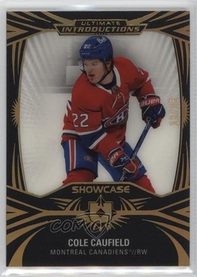 2021 Ultimate Collection Introductions Black 13/25 Cole Caufield Rookie RC 0z0g