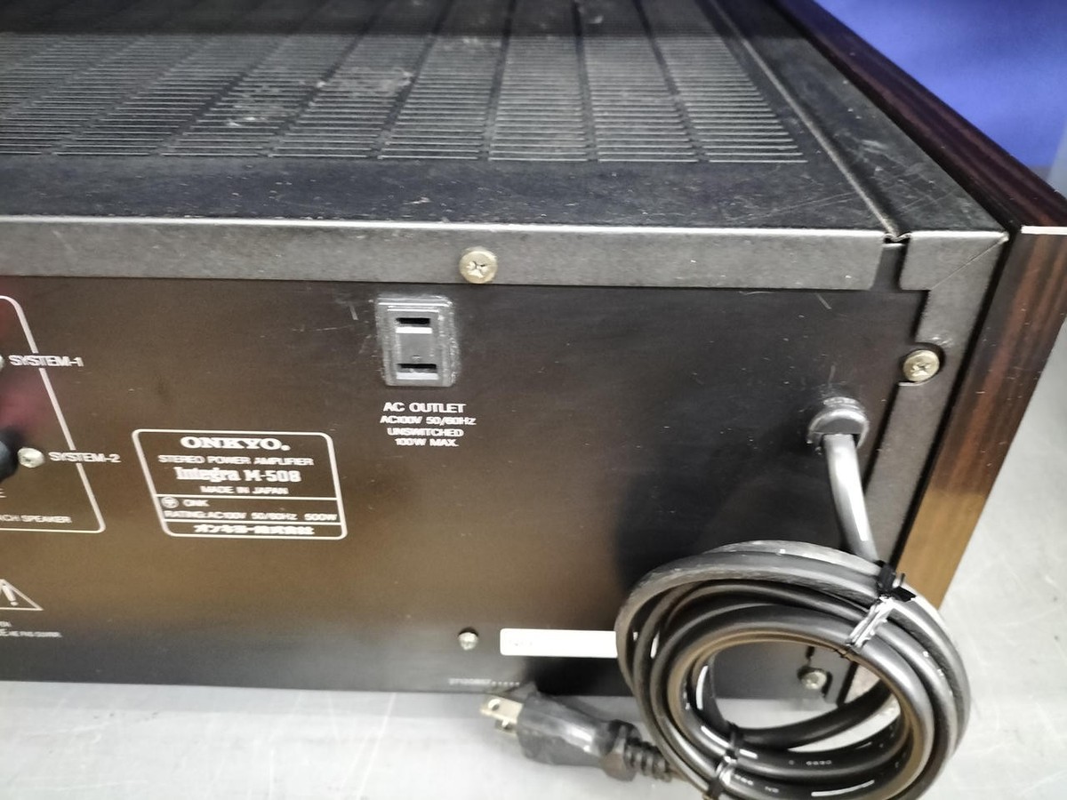 ONKYO INTEGRA M508 Power Amplifier Vintage High Fidelity Audio