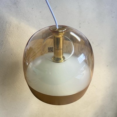 Philips Hue Smart Table Lamp Glass Dome Gold Base LED Ambient Light (No Adapter)