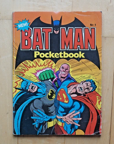 BatMan Pocketbook #1. DC Comics 1978. Vintage Egmont UK Reprint.