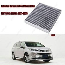 Cabin Air Filter For Toyota Sienna 21-25 w/Activated Carbon Replacement Filters