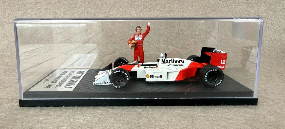 Ayrton Senna - McLaren Honda MP4/4 - Formula 1 World Champion 1988 1:43 LIM.ED - Image 2 of 4