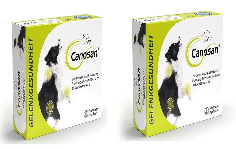 Canosan Kautablette für Hunde 2 x 30 Tabl. für die Gelenke Boehringer SPARPACK