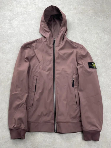 Stone Island Mauve Softshell Hooded Light Jacket (L) video thumbnail