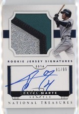 2016 Panini National Treasures 61/99 Ketel Marte #RJSV-KM Auto ae6