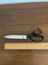 Clauss USA PINKING SHEARS Scissors Zig Zag Cut Heavy Duty Chrome Plated 9" NICE