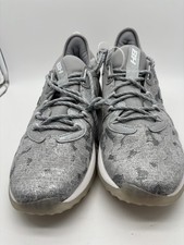 Under Armour Harper 8 Turf Baseball Shoes Grey White 3026593-100 Men  s Size 12.5