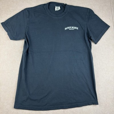 Comfort Colors Rise Above Tee Mens M Black Graphic David & Goliath Quote Shirt