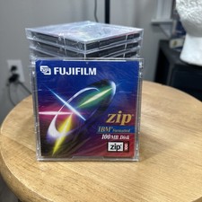 Fujifilm Zip Disks Lot of 11 100MB IBM Formatted New Sealed