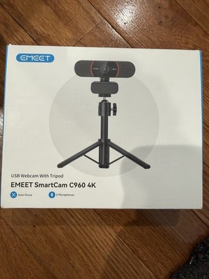EMEET SmartCam C960 4K USB Webcam with Tripod