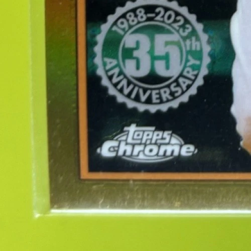 2023 Topps Chrome Miguel Cabrera 1988 Gold Refractor /50 #88BC-4 Detroit Tigers - Image 4 of 4