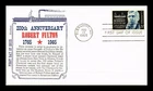 US COVER ROBERT FULTON 200TH ANNIVERSARY FIRST DAY ISSUE KHOL KRAFT