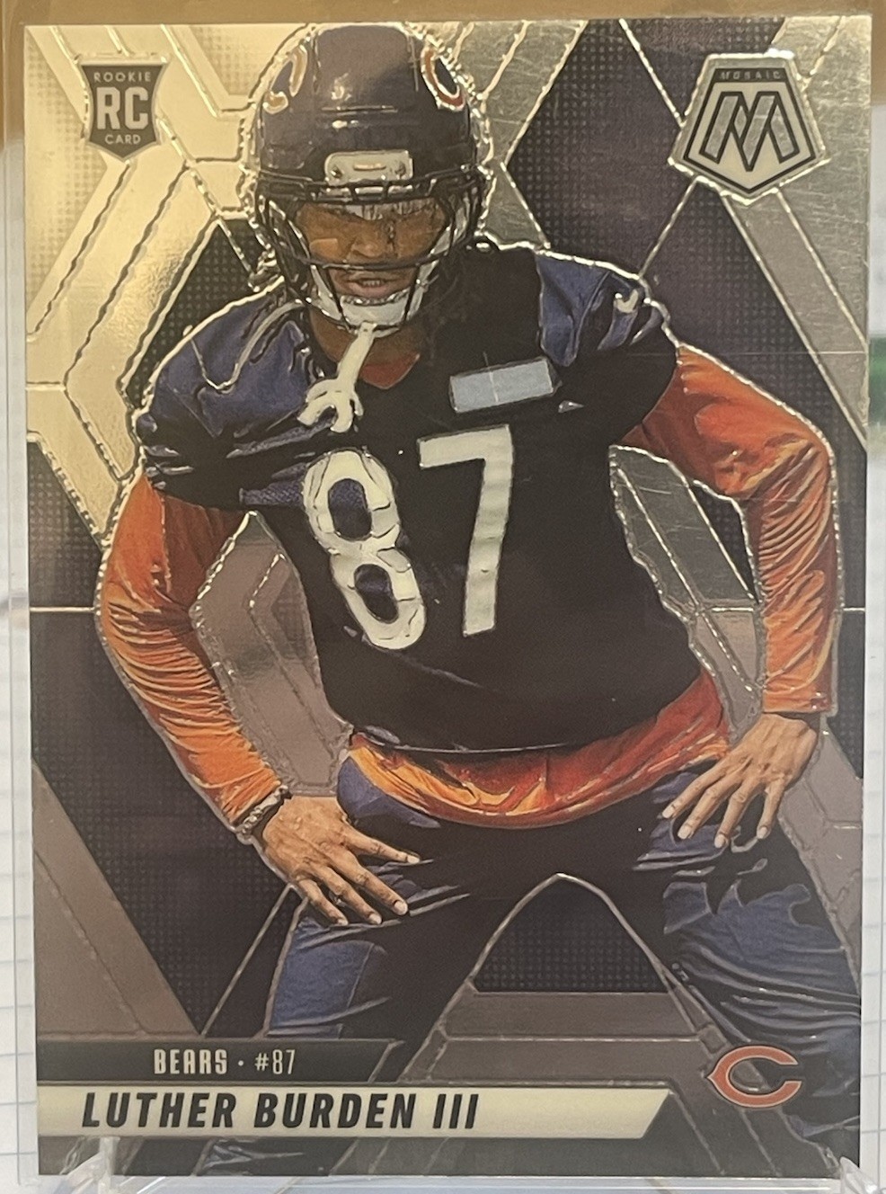Luther Burden III 2025 Panini Mosaic Rookie #383 Mosaic Chicago Bears RC