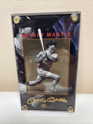 Mickey Mantle 24K Gold Signature Card Limited #/4000 Authentic